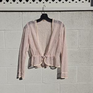 Sheer Lace Cardigan